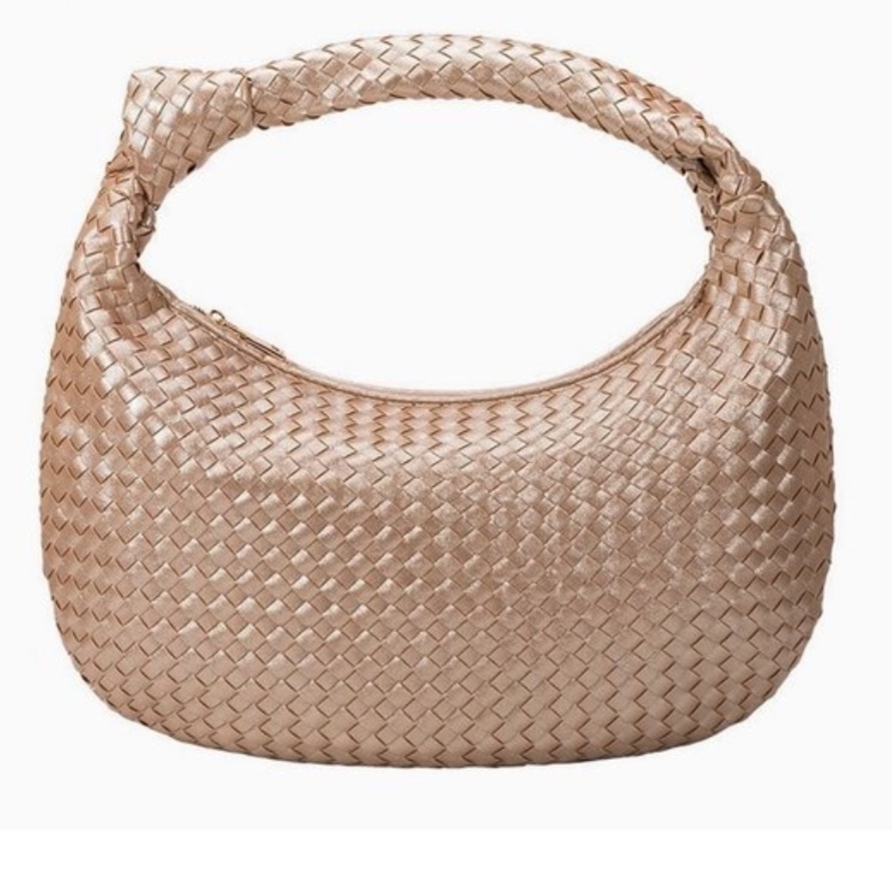 Melie Bianco Vegan Champagne Bronze Large Brigitte Hobo